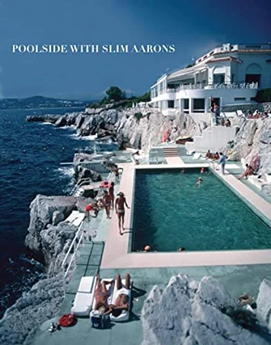 Bookcover with a photograph of a seaside pool.