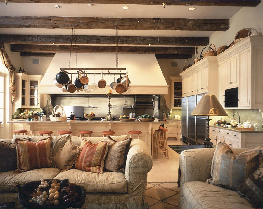 An Italian style kitchen with an old world feel.